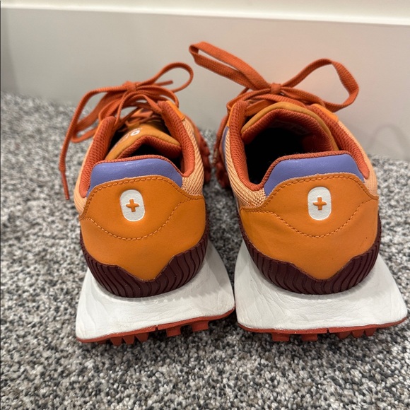 Figs New Balance Orange Athletic Workout Activewear Sneakers Unisex W 10.5/M 9 - Picture 4 of 10